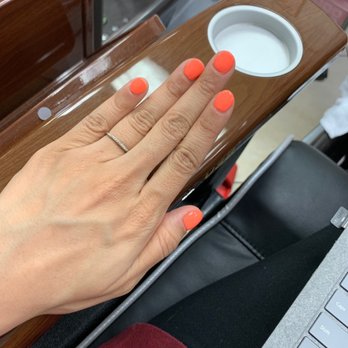 Star Nail - Neon Orange Acrylic overlay on natural nail :) Love it! - Nail Salons Near Me - Bowie, Maryland Star Nail - Neon Orange Acrylic overlay on natural nail :) Love it! - Nail Salons Near Me - Bowie, Maryland