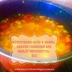 Sapori Di Sardegna - On the stove, in the kitchen at Sapori di Sardegna right now.