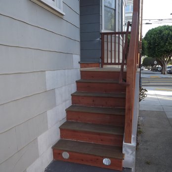 M & L Construction - New stairs - Elfego even replaced the siding tiles! - General Contractors Near Me - San Francisco, California M & L Construction - New stairs - Elfego even replaced the siding tiles! - General Contractors Near Me - San Francisco, California