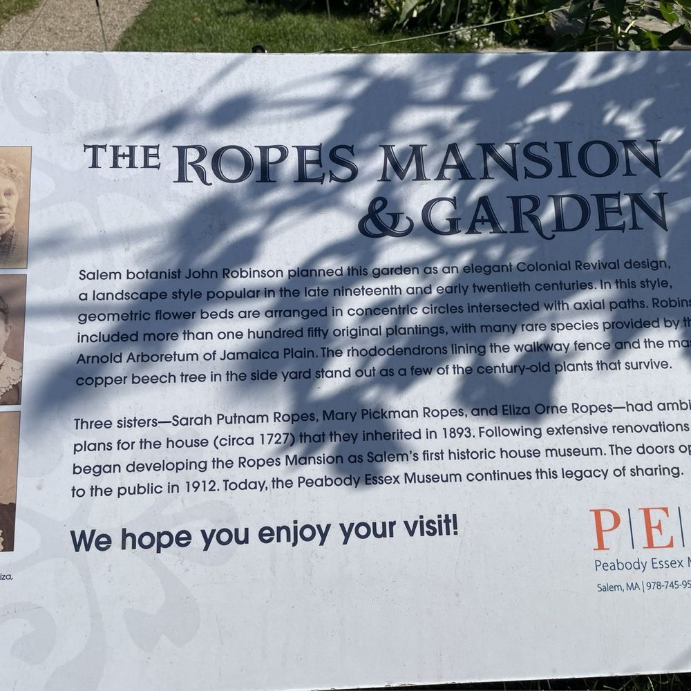 Witch City Walking Tours - The Ropes Mansion & Garden - Walking Tours Near Me - Salem, Massachusetts Witch City Walking Tours - The Ropes Mansion & Garden - Walking Tours Near Me - Salem, Massachusetts