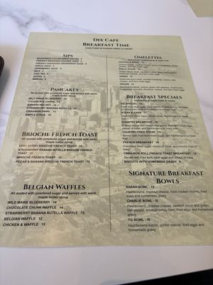 Menu photo 2 Dix Cafe Flower Mound, TX