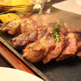 Bodega Malbec - Steak trio - all served family style- so delish! - Argentine Near Me - Toluca Lake, California