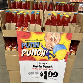 Stew Leonard's - Putin Punch #StandWithUkraine - Bakeries Near Me - East Meadow, New York Stew Leonard's - Putin Punch #StandWithUkraine - Bakeries Near Me - East Meadow, New York