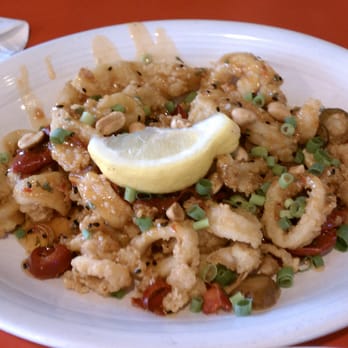 Anthony's Seafood - Kung Pao Calamari with a nice little kick. - Seafood Near Me - Middletown, Rhode Island Anthony's Seafood - Kung Pao Calamari with a nice little kick. - Seafood Near Me - Middletown, Rhode Island