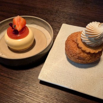 Danbi - Misugaru Mousse and Maesil Choux (Dine LA desserts) - Korean Near Me - Los Angeles, California Danbi - Misugaru Mousse and Maesil Choux (Dine LA desserts) - Korean Near Me - Los Angeles, California