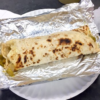 Sabroso Shop - Rajas con queso burrito - Mexican Near Me - El Paso, Texas