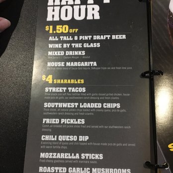 Buffalo Wild Wings - Happy Hour Menu. - Sports Bars Near Me - Henderson, Nevada