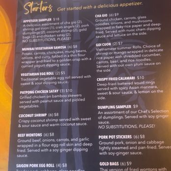 Indochine - Appetizers - Asian Fusion Near Me - Wilmington, North Carolina