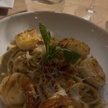 Scena Fusion Kitchen & Bar - Carbonara with prawns - Italian Near Me - La Mesa, California Scena Fusion Kitchen & Bar - Carbonara with prawns - Italian Near Me - La Mesa, California