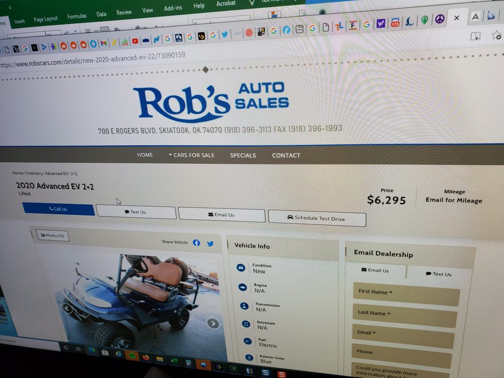 ROB’S AUTO SALES Updated September 2024 700 E Rogers Blvd, Skiatook