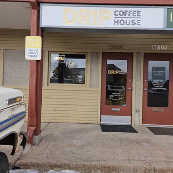 Drip Coffee House - a truck parked in front of it - Coffee & Tea Near Me - Colorado Springs, Colorado