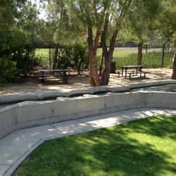 Mayors' Discovery Park - Picnic benches and lots of grass.