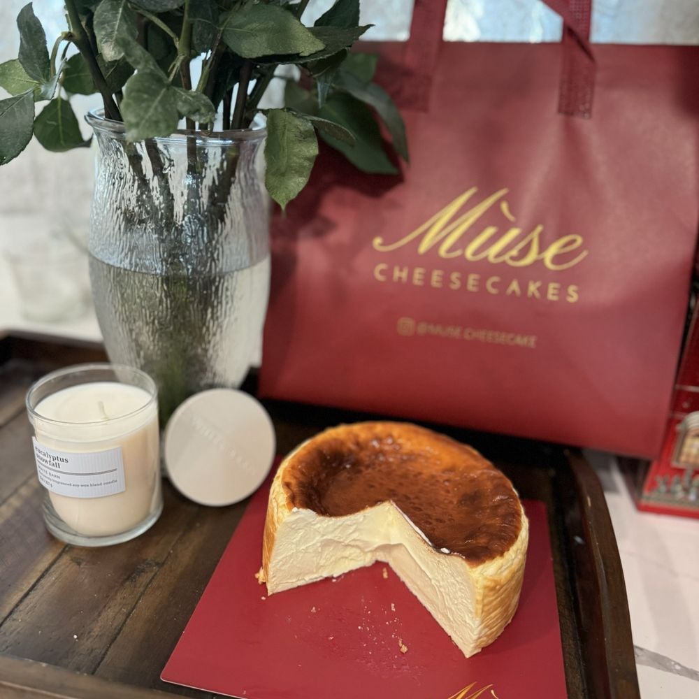 Muse Cheesecakes & Bakery - So creamy cheesy goodness Burnt Basque Cheesecake 1.23.26 - Desserts Near Me - San Diego, California Muse Cheesecakes & Bakery - So creamy cheesy goodness Burnt Basque Cheesecake 1.23.26 - Desserts Near Me - San Diego, California