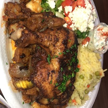 Odeh’s Mediterranean Kitchen - Chicken, potatoes, rice, tzatziki, greek salad. - Mediterranean Near Me - High Point, North Carolina Odeh’s Mediterranean Kitchen - Chicken, potatoes, rice, tzatziki, greek salad. - Mediterranean Near Me - High Point, North Carolina