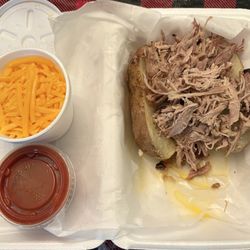 Smokey T's - This is the Stuffed BBQ Potato I got