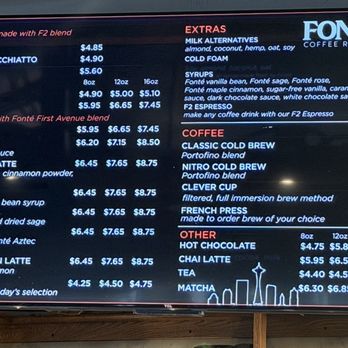 Fonté Café - Seattle - Coffee & Tea Near Me - Seattle, Washington