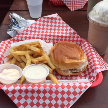 Small Cheval- Wicker Park - Cheese Burger House Style with Golden Fries and a Chocolate Shake - Burgers Near Me - Chicago, Illinois