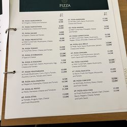 La Bella - Menu