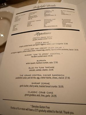 Menu photo 5 The Barn Steakhouse Highland Park, IL