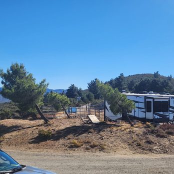 KQ Ranch - Horse corals next to camping spots. - Campgrounds Near Me - Julian, California