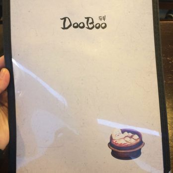 DooBoo - Menu - Korean Near Me - Burnaby, British Columbia