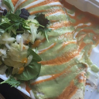 Judahlicious - The 1/2 nekked burrito! 10.75$ + tax - Juice Bars & Smoothies Near Me - San Francisco, California