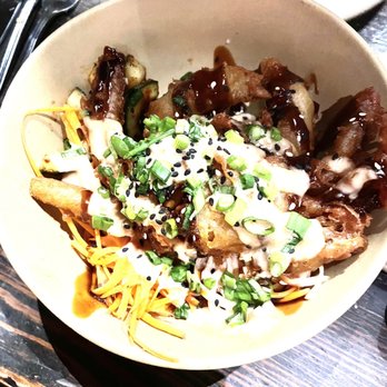 EastWest - Orange beef bowl - New American Near Me - Birmingham, Alabama