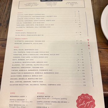 Sale Pepe - Menu 5/13/26 - Pizza Near Me - Lahaina, Hawaii Sale Pepe - Menu 5/13/26 - Pizza Near Me - Lahaina, Hawaii