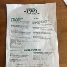 Photos For Cocina Madrigal Menu Yelp
