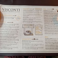 Visconti - Menu
