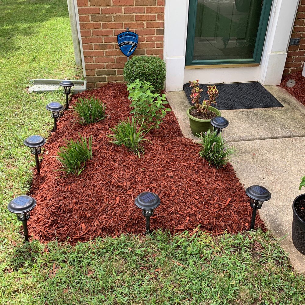 P e s Landscaping and construction - Edged, mulched and trimmed flowerbed with landscape lighting re-installed - Landscaping Near Me - Jessup , Maryland P e s Landscaping and construction - Edged, mulched and trimmed flowerbed with landscape lighting re-installed - Landscaping Near Me - Jessup , Maryland