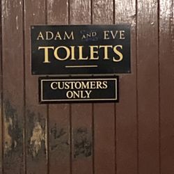 Adam & Eve - Very old bar ( and toilet)