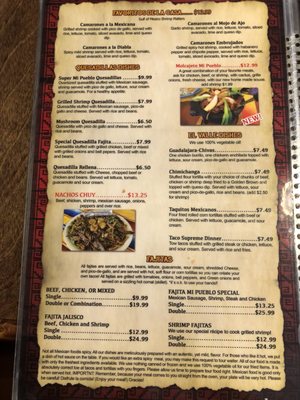 Menu photo 2 Mi Pueblo Osceola, AR