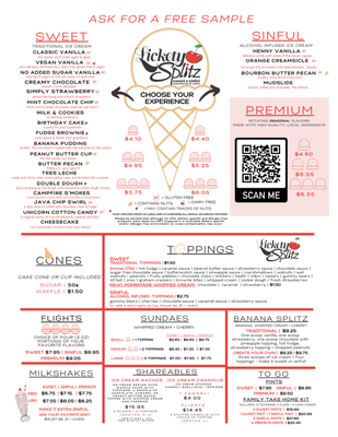 Lickety Splitz Handcrafted Ice Cream by null