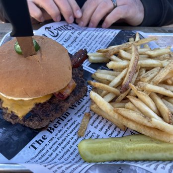 The Rodney - Stacked burger - Beer Bar Near Me - Caldwell, Texas