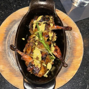 5th & Taylor - Bacon Wrapped Quail / Dates / Sorghum - New American Near Me - Nashville, Tennessee 5th & Taylor - Bacon Wrapped Quail / Dates / Sorghum - New American Near Me - Nashville, Tennessee