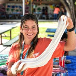 Kallpachay Spanish Immersion - Camp counselors participated in the fun during slime week
