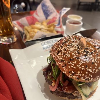 Gordon Ramsay Burger Las Vegas - The 24 Hr burger and truffle fries - Burgers Near Me - Las Vegas, Nevada