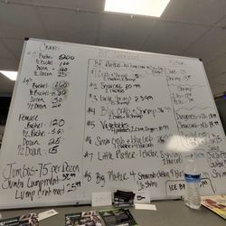Menu board