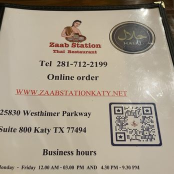 Zaab Station - Thai Near Me - Katy, Texas