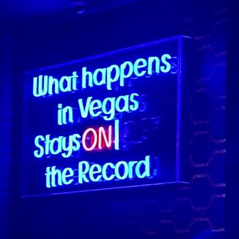 On The Record - Sign, decor - Dance Clubs Near Me - Las Vegas, Nevada