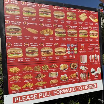 Super Burger - Drive through menu - Burgers Near Me - Clovis, California Super Burger - Drive through menu - Burgers Near Me - Clovis, California