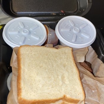 Harmon's Barbecue - Two meat plate with two sides - Barbeque Near Me - Cibolo, Texas Harmon's Barbecue - Two meat plate with two sides - Barbeque Near Me - Cibolo, Texas