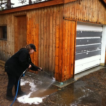Mike's Mobile Pressure Wash - Log Buildings (remove weathering) - Pressure Washers Near Me - Calgary, Alberta