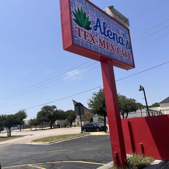 Alena's Tex-Mex Café - Sign out front - Seafood Near Me - Hurst, Texas