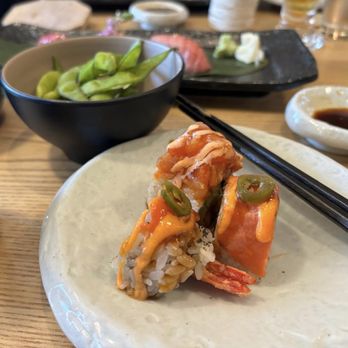 Tom Sushi - Red Dynamite Roll & Smoked Dynamite Roll - Sushi Bars Near Me - Vancouver, British Columbia