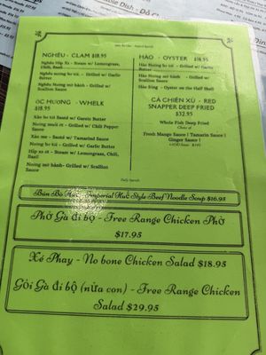 Menu photo 3 Viet Kitchen Tampa, FL