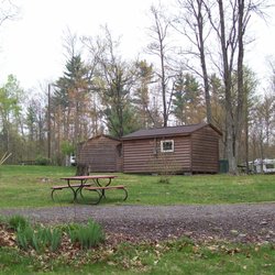 Whispering Pines Camping Estates - Rustic cabin