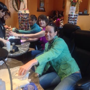 Bonjour Nails - My mom, aunt Sarah & I dropped the kiddo with the men & got our nails done! - Nail Salons Near Me - Galveston, Texas