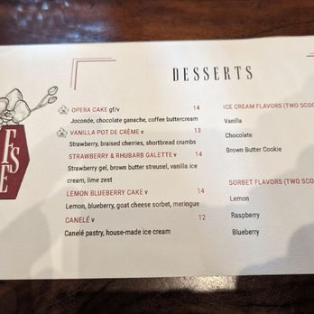 Foundation Social Eatery - Desserts Menu On Father's Day 6/16/2024 - New American Near Me - Alpharetta, Georgia